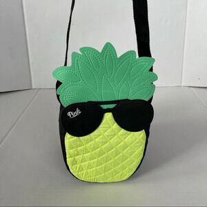 Pink girls pineapple cute shoulder bag